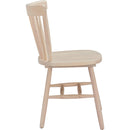  Zuo Tyce 110525 Set of 2 Dining Chair - Natural IMAGE 2