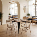  Zuo Tyce 110525 Set of 2 Dining Chair - Natural IMAGE 9