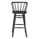  Zuo Stenger 110524 Set of 2 Barstool - Black IMAGE 2
