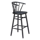  Zuo Stenger 110524 Set of 2 Barstool - Black IMAGE 7