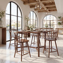  Zuo Stenger 110523 Set of 2 Barstool - Walnut IMAGE 10
