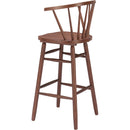  Zuo Stenger 110523 Set of 2 Barstool - Walnut IMAGE 5