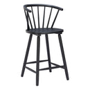  Zuo Stenger 110522 Set of 2 Counter Stool - Black IMAGE 1