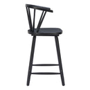  Zuo Stenger 110522 Set of 2 Counter Stool - Black IMAGE 4