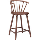  Zuo Stenger 110521 Set of 2 Counter Stool - Walnut IMAGE 1