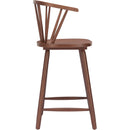 Zuo Stenger 110521 Set of 2 Counter Stool - Walnut IMAGE 2