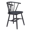  Zuo Stenger 110520 Set of 2 Dining Chair - Black IMAGE 1
