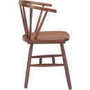  Zuo Stenger 110519 Set of 2 Dining Chair - Walnut IMAGE 2