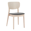  Zuo Kellua 110517 Set of 2 Dining Chair - Gray/Natural IMAGE 5