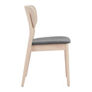  Zuo Kellua 110517 Set of 2 Dining Chair - Gray/Natural IMAGE 8