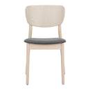  Zuo Kellua 110517 Set of 2 Dining Chair - Gray/Natural IMAGE 9
