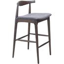  Zuo Tuzka 110515 Set of 2 Barstool - Gray/Espresso IMAGE 1