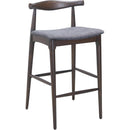  Zuo Tuzka 110515 Set of 2 Barstool - Gray/Espresso IMAGE 6