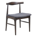  Zuo Tuzka 110513 Set of 2 Dining Chair - Gray/Espresso IMAGE 6