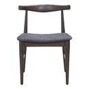  Zuo Tuzka 110513 Set of 2 Dining Chair - Gray/Espresso IMAGE 7