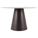  Zuo Jorf 109928 Dining Table - Beige/Bronze IMAGE 6