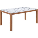  Zuo Jemy 110588 Dining Table - White IMAGE 1