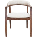  Zuo Goka 110497 Dining Chair - Beige/Walnut IMAGE 3