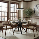  Zuo Goka 110497 Dining Chair - Beige/Walnut IMAGE 8