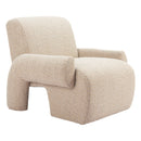  Zuo Rura 110486 Accent Chair - Heathered Beige IMAGE 1
