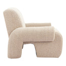  Zuo Rura 110486 Accent Chair - Heathered Beige IMAGE 4
