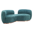  Zuo Jamela 110478 Sofa - Teal IMAGE 1