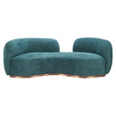  Zuo Jamela 110478 Sofa - Teal IMAGE 6