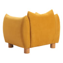 Zuo Meia 110476 Accent Chair - Mustard IMAGE 2
