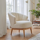  Zuo Leque 110474 Accent Chair - Tawny Beige IMAGE 4