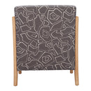  Zuo Runa 110469 Accent Chair - Gray/Natural IMAGE 2