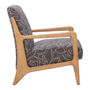  Zuo Runa 110469 Accent Chair - Gray/Natural IMAGE 4