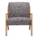  Zuo Runa 110469 Accent Chair - Gray/Natural IMAGE 7