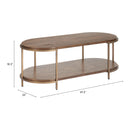  Zuo Niju 110451 Coffee Table - Brown IMAGE 11