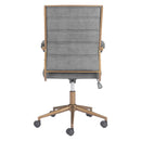  Zuo Auction 110447 Office Chair - Gray IMAGE 2