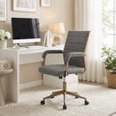  Zuo Auction 110447 Office Chair - Gray IMAGE 5
