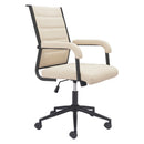 Zuo Auction 110446 Office Chair - Beige IMAGE 7