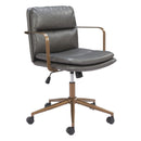  Zuo Birao 110439 Office Chair - Gray IMAGE 1