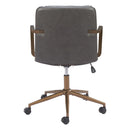  Zuo Birao 110439 Office Chair - Gray IMAGE 2