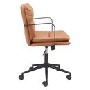 Zuo Birao 110438 Office Chair - Brown IMAGE 3