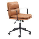  Zuo Birao 110438 Office Chair - Brown IMAGE 9
