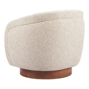  Zuo Vinta 110435 Swivel Chair - Beige IMAGE 4