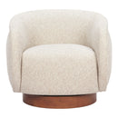  Zuo Vinta 110435 Swivel Chair - Beige IMAGE 5