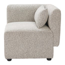  Zuo Simu 110433 Corner Chair - Dune Greige IMAGE 4
