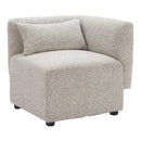  Zuo Simu 110433 Corner Chair - Dune Greige IMAGE 5