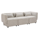  Zuo Simu 110433 Corner Chair - Dune Greige IMAGE 7