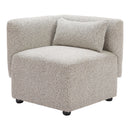  Zuo Simu 110433 Corner Chair - Dune Greige IMAGE 9
