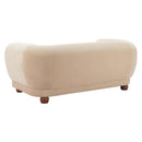  Zuo Boet 110430 Loveseat - Taupe IMAGE 3