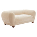  Zuo Boet 110430 Loveseat - Taupe IMAGE 6