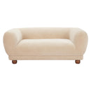  Zuo Boet 110430 Loveseat - Taupe IMAGE 7
