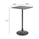  Zuo Spot 110412 Bar Table - Black IMAGE 8